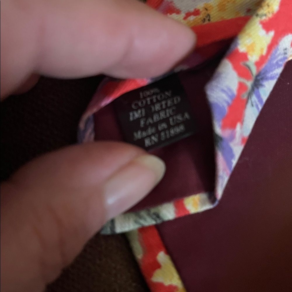 😄Vintage 100% cotton floral tie made in USA - Picture 4 of 4